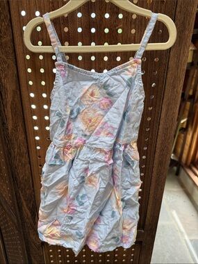 OshKosh B'gosh Light Blue Floral Sundress with Pastel Accents